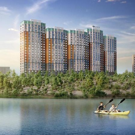Апартаменты В Жк Laketown На Берегу Озера Almaty Extérieur photo